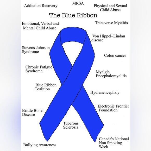 Blue ribbon awareness "i'll be your voice" decal sticker - Picture 2 of 2